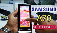 Samsung A70: How to Take Screenshot