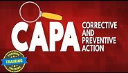 CAPA | Corrective Action Preventive Action | non conformance - corrective and preventive action
