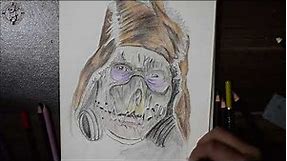 Drawing DC Characters - Scarecrow | DC SuperVillians Drawing