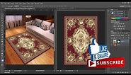 Rug to Floor Mapping in Photoshop Textile Designing Carpet Designing