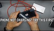 Phone won't charge - try this quick and simple fix