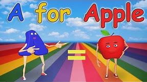 A for Apple Nursery Rhymes | Alphabet Song | ABC Song for Children