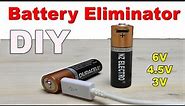 How to make Battery Eliminator | Battery Eliminator supply 6v,4.5v,3v | Using LM317 | @NZElectro ​