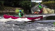 Surfing a canoe