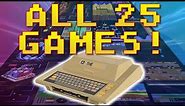 All *25* Atari 400 Mini Games!!! Hidden Gems and Classics!!!
