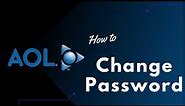 How to Change Password on AOL Email Account