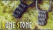 Rune Stone Knot Pendant | Paracord Necklace Keychain | HOW TO