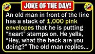 🤣 BEST JOKE OF THE DAY! - A guy stops at the post office during his lunch hour...| Funny Clean Jokes