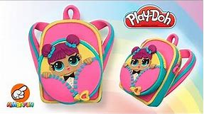 Playdoh School Backpack. LoL Dolls Surprise. DIY Stuff for Dolls Easy DIY