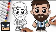 How To Draw Lionel Messi ⚽️ World Cup 2022