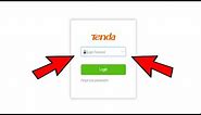 How to Set/Change Tenda WiFi Router Admin login Password