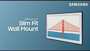 How to mount your TV with the Slim Fit wall mount | Samsung US