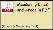 How to Measure Lines and Areas in a PDF File