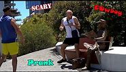 cowboy prank in Australia . funniest reactions. statue prank. luco patung