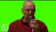GREEN SCREEN/CHROMA KEY - Walter White drinking wine 720p