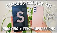 SAMSUNG GALAXY S21 Unboxing & First Impressions (Phantom Pink)