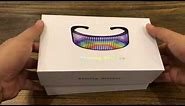 PROGRAMMABLE LED GLASSES RGB FULLCOLOR SHINING LUMINOUS SUPPORT IOS & ANDROID APP VIA BLUETOOTH