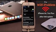 WiFi Problems on iPhone 6s/6s Plus After iOS 15 Update? Here's the Fix!
