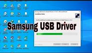 How to Install Samsung USB Driver in PC
