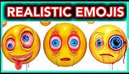 Drawing Realistic Emojis Compilation 9