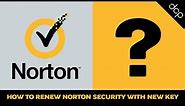 How to Renew Norton Security with a new Product Key