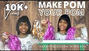 How To Make Pom Poms|Easy Way Of Making Pom Pom | Dance Props|Blossom DBcreativecorner|Pom Pom
