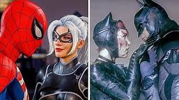 Spider-Man and Black Cat Vs Batman and Catwoman - What is The Best Couple?