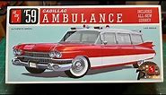 Full build and review of the 1959 Miller Meteor Cadillac Ambulance by AMT