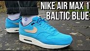 NIKE AIR MAX 1 CORDUROY "BALTIC BLUE" REVIEW - On feet, comfort, weight, breathability, price review