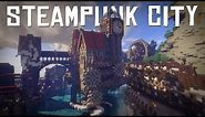 Steampunk City Timelapse | Minecraft Let's Build It!