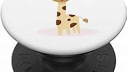 Cute Giraffe on white Background