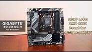Entry-level AMD B650 Motherboard - Gigabyte B650M DS3H Unboxing & Overview