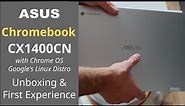First Chromebook experience - Asus CX1400CN Unboxing & Review