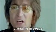 Imagine John Lennon Original video with lyrics in English included