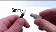 How to Fit a Coax Connector and Make Your Own Aerial & Satellite Cable