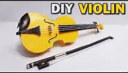 How to Make Mini Violin With Paper - DIY Violin at Home