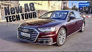 2018 Audi A8 W12 (585hp) - TECH TOUR (60FPS)