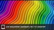 Live Wallpaper Rainbow | 4K | TV Desktop | Soft House Music #4k #livewallpaper