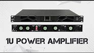 K30 3000Wx2 1U class D professional power amplifier from China QSN pro audio manufacturer