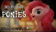 3D Printed Ponies from Shapeways