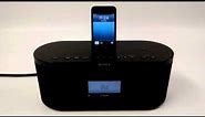 Sony XDR-S10HDiP HD Digital Radio iPod/iPhone Dock Alarm Clock Remote Stereo 30W