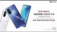 HUAWEI nova Y70 | Buy now for only P8,499