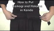 How to Put Kendogi and Kendo Hakama On (HD Quality)