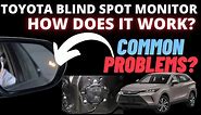 How does Blind Spot Monitoring work in Toyota cars