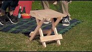 How to Build a Folding Stool - Saturday Morning Workshop