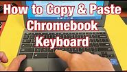 Chromebook: How to Copy & Paste w/ Keyboard Shortcut