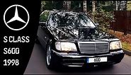 1998 Mercedes Benz S600 V12 AMG with Maximum possible options #w140 #w140amg #sclass #s600