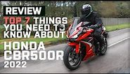 Honda CBR500R (2022) Review | Top 7 Things You Need To Know About the Honda CBR500R | Visordown