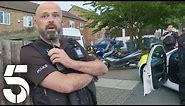 Uninsured Biker Attempts to Hide From Police | Police Interceptors | Channel 5