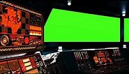 GREEN SCREEN SPACESHIP COCKPIT 4K HD | FREE TO USE GRAPHICS ANIMATIONS